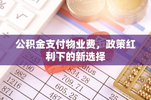 纳雍公积金支付物业费，政策红利下的新选择